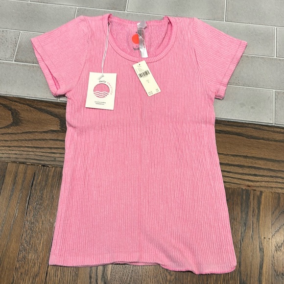 Anthropologie Daily Practice Tee in lilac, size S - Picture 1 of 6